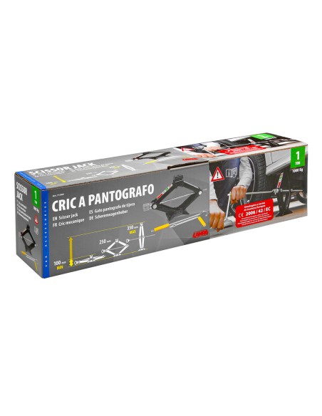 Cric a pantografo omologato 1000kg