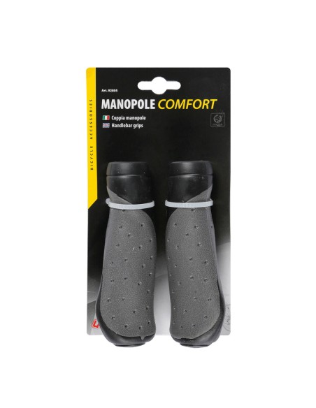 Coppia manopole bicicletta bici in TPE antiscivolo antivibrazioni
