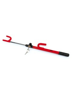 Asta antifurto bloccasterzo a volante con doppia chiave