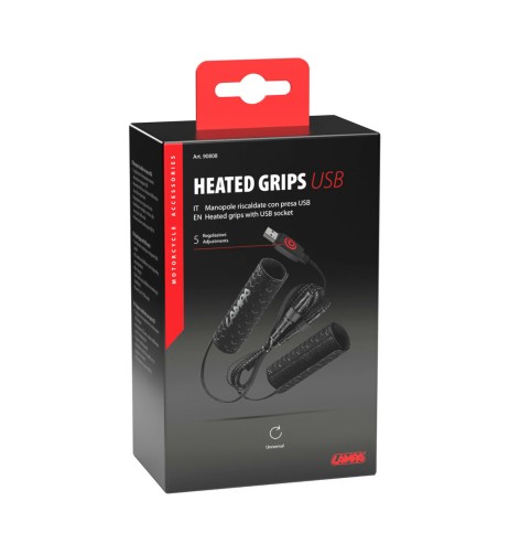 Manopole riscaldate con presa USB 5 regolazioni di temperatura