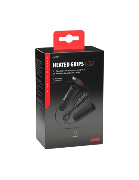 Manopole riscaldate con presa USB 5 regolazioni di temperatura