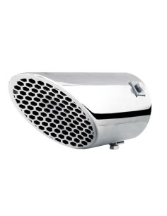 Terminale scarico universale inox singolo inclinato 49 75mm TRX 94