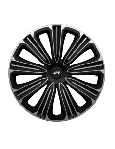 Set copricerchi universali Simoni Racing Rosso Silver Black 15 2