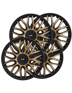 Set copricerchi universali Simoni Racing Orden Gold Black 14