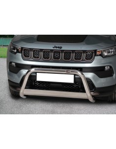 Bull Bar protezione anteriore inox lucido 60mm Jeep Compass dal 2017 2