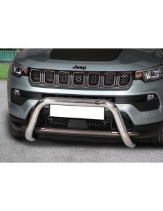Bull Bar protezione anteriore inox lucido 70mm Jeep Compass dal 2017 2