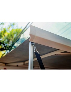 Set di cinghie anti tormenta per tendalini compatibili con gancio a S 2