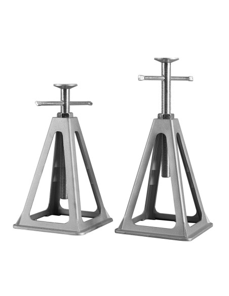 Coppia di martinetti stabilizzatori in alluminio regolabili 280 430mm