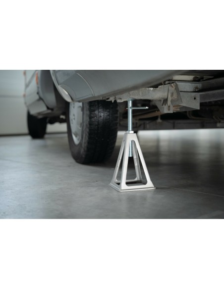 Coppia di martinetti stabilizzatori in alluminio regolabili 280 430mm