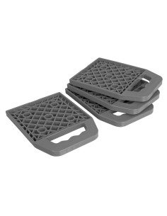 Set 4 pz piastre di supporto e livellamento con maniglia