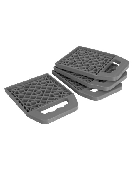 Set 4 pz piastre di supporto e livellamento con maniglia