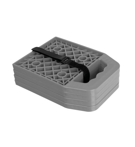 Set 4 pz piastre di supporto e livellamento con maniglia