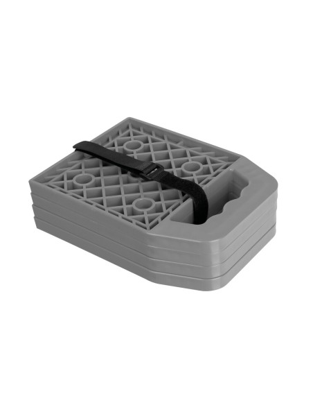 Set 4 pz piastre di supporto e livellamento con maniglia