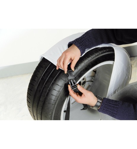 Coppia di coperture di protezione per ruote Tg XXL 91 99cm