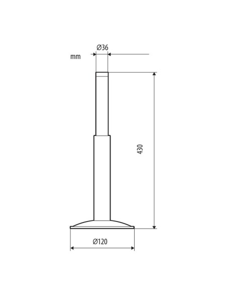 Bilancia per carico timone in alluminio per rimorchi e caravan 50 100Kg