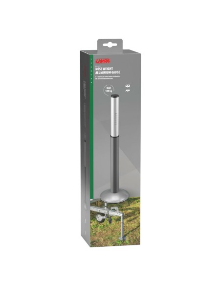 Bilancia per carico timone in alluminio per rimorchi e caravan 50 100Kg