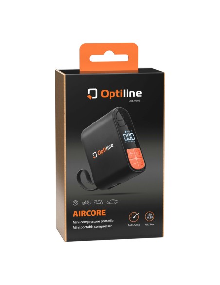 Aircore Mini compressore elettrico portatile con Display digitale