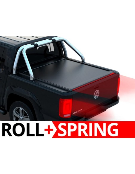Copertura cassone avvolgibile Roll per Volkswagen Amarok con roll bar 2010
