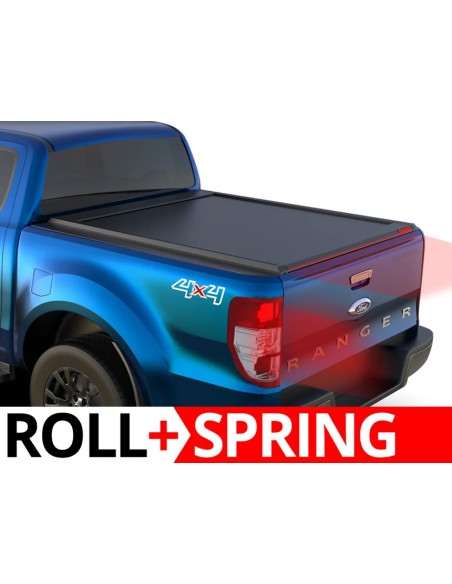 Copertura cassone avvolgibile Roll per Ford Ranger doppia cabina 2012 2022