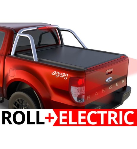 Copertura cassone avvolgibile Roll per Ford Ranger con roll bar 2012 2022