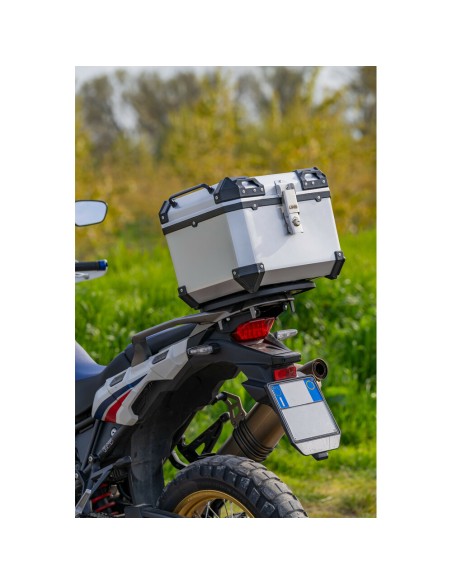 Bauletto moto Box 45B 45 litri Argento