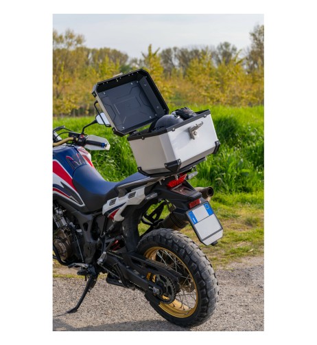 Bauletto moto Box 45B 45 litri Argento