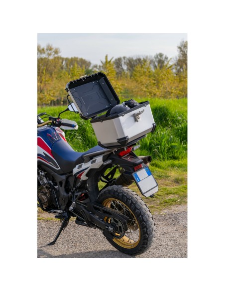 Bauletto moto Box 45B 45 litri Argento