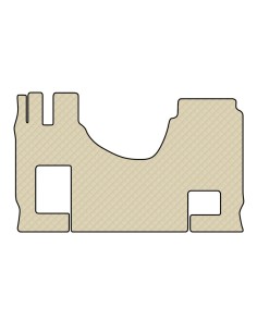 Tappeto camion similpelle imbottito Beige Mercedes Actros MP4 MP5 sed pi