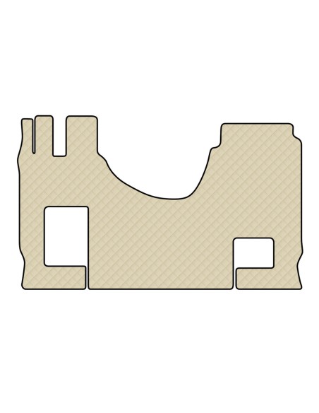 Tappeto camion similpelle imbottito Beige Mercedes Actros MP4 MP5 sed pi