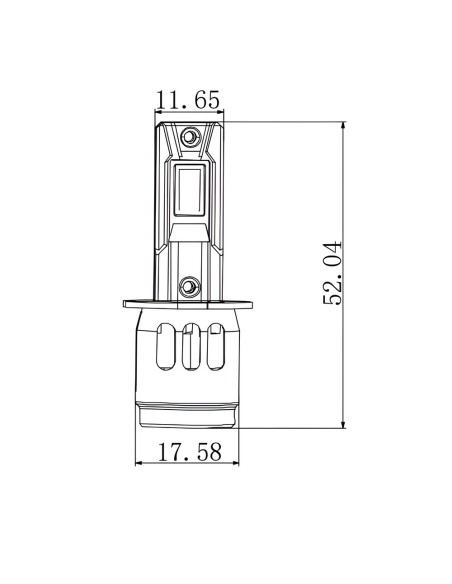 Lampada conversione a LED Halo Neptune Series H3 35W
