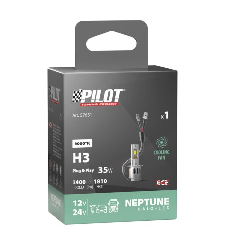 Lampada conversione a LED Halo Neptune Series H3 35W