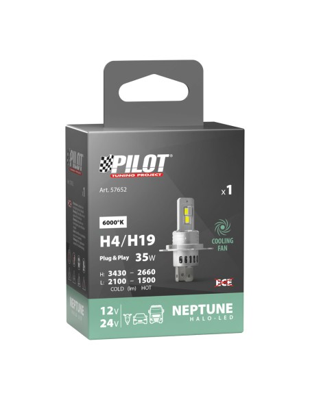Lampada conversione a LED Halo Neptune Series H4 H19 35W