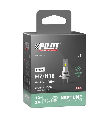 Lampada conversione a LED Halo Neptune Series H7 H18 35W