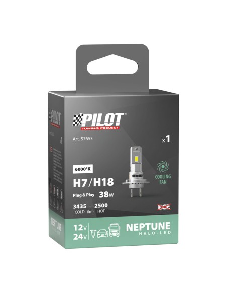 Lampada conversione a LED Halo Neptune Series H7 H18 35W