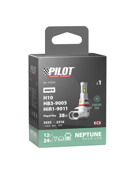 Lampada conversione a LED Halo Neptune Series H10 HB3 HIR1 38W