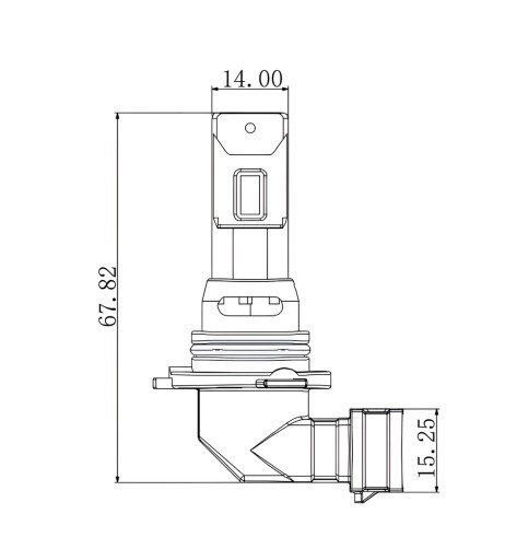 Lampada conversione a LED Halo Neptune Series HB4 9006 38W