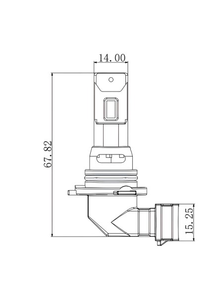 Lampada conversione a LED Halo Neptune Series HB4 9006 38W
