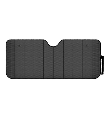 Scudo termico per parabrezza furgoni Nero opaco L 85x160cm