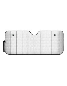 Scudo termico per parabrezza furgoni Nero opaco L 85x160cm 2