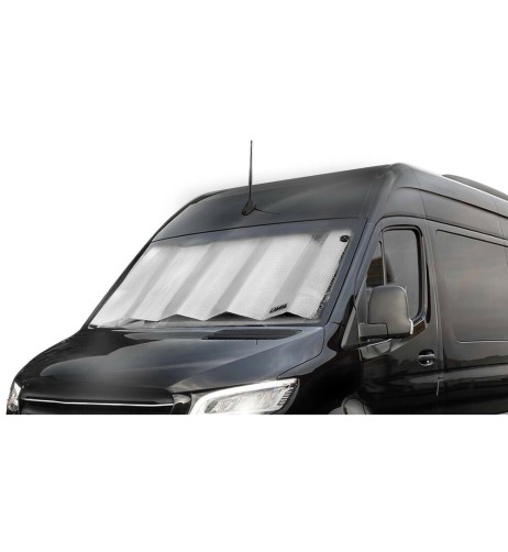 Scudo termico per parabrezza furgoni Nero opaco L 85x160cm