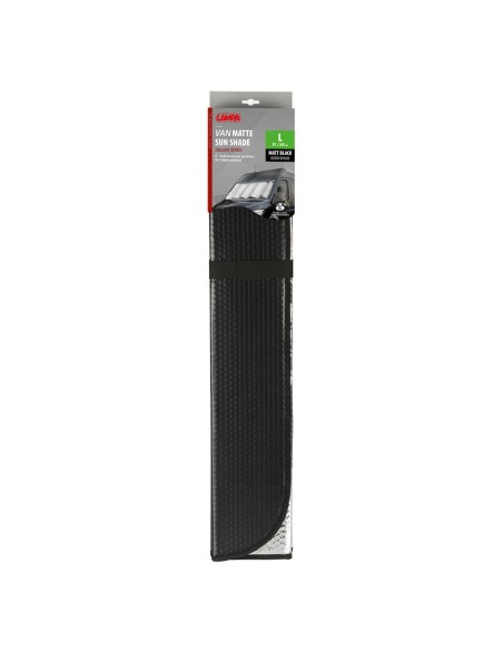 Scudo termico per parabrezza furgoni Nero opaco L 85x160cm