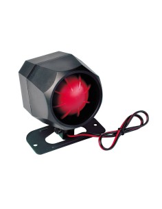 Sirena elettronica a 6 toni 12V 15W