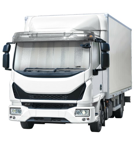 Scudo termico per parabrezza camion Nero opaco XL 90x180cm