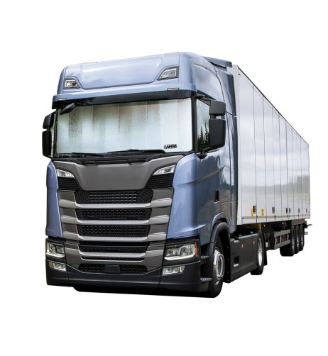 Scudo termico per parabrezza camion Nero opaco XXL 90x240cm