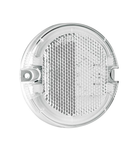 Luce ingombro perimetrale tonda 4 Led 12 24V Bianco