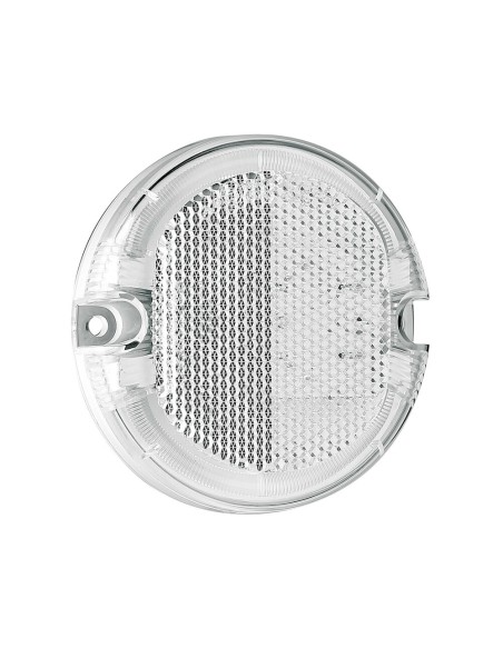 Luce ingombro perimetrale tonda 4 Led 12 24V Bianco