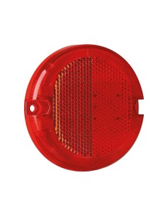 Luce ingombro perimetrale tonda 4 Led 12 24V Rosso