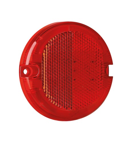 Luce ingombro perimetrale tonda 4 Led 12 24V Rosso