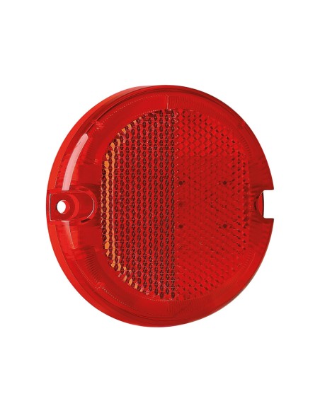 Luce ingombro perimetrale tonda 4 Led 12 24V Rosso