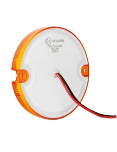 Luce ingombro perimetrale tonda 4 Led 12 24V Arancio 2